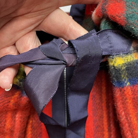 Vintage Kayso Tartan Plaid Baby Bunting Blanket Royal Stewart Wool Great Britain - Picture 4 of 10